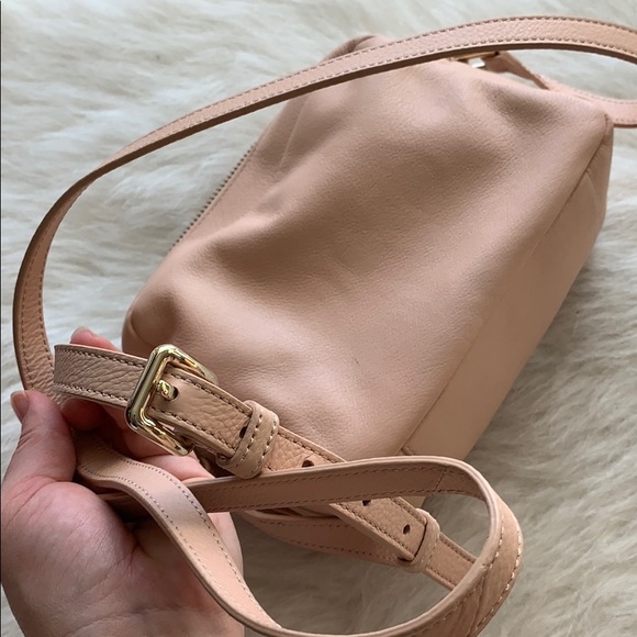 Cole Hann pink pebbled leather mini crossbody bag - Picture 13 of 14